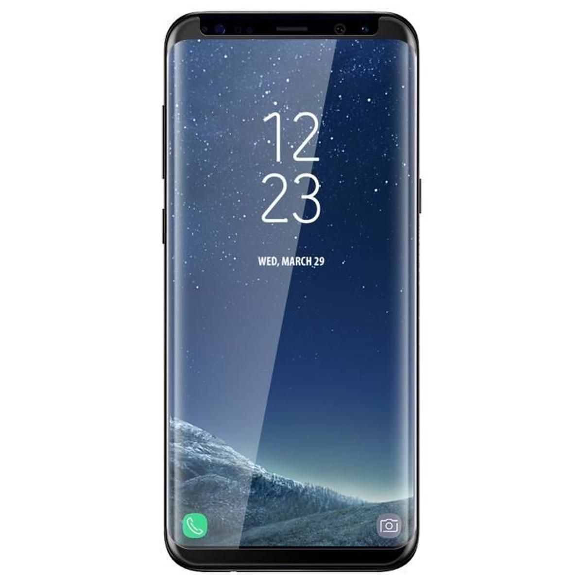 Cdiscount Telephone Portable Élégant Galaxy S8 Plus Verre Trempé Ultra Résistant Muvit