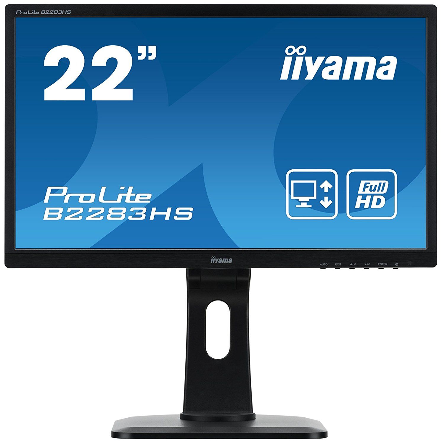 Cdiscount Tv Samsung Charmant Iiyama B2283hs B1 B2283hs B1 22" Led Monitor 1920 X