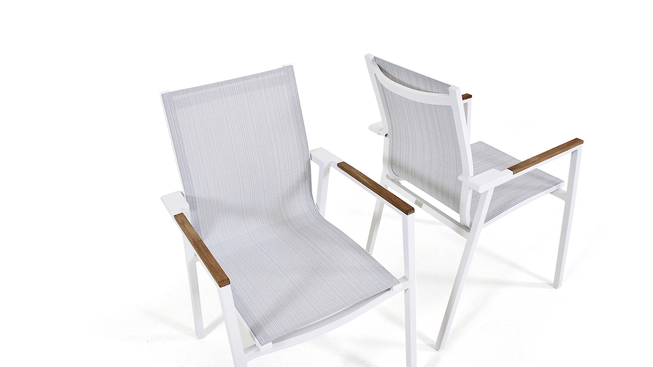 Chaise De Jardin Blanc Charmant Tex T 2 Pi¨ces