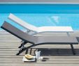 Chaise De Jardin Blanc Nouveau Bain De soleil En Aluminium Blanc En 2019