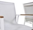 Chaise De Jardin Blanc Unique Tex T 2 Pi¨ces