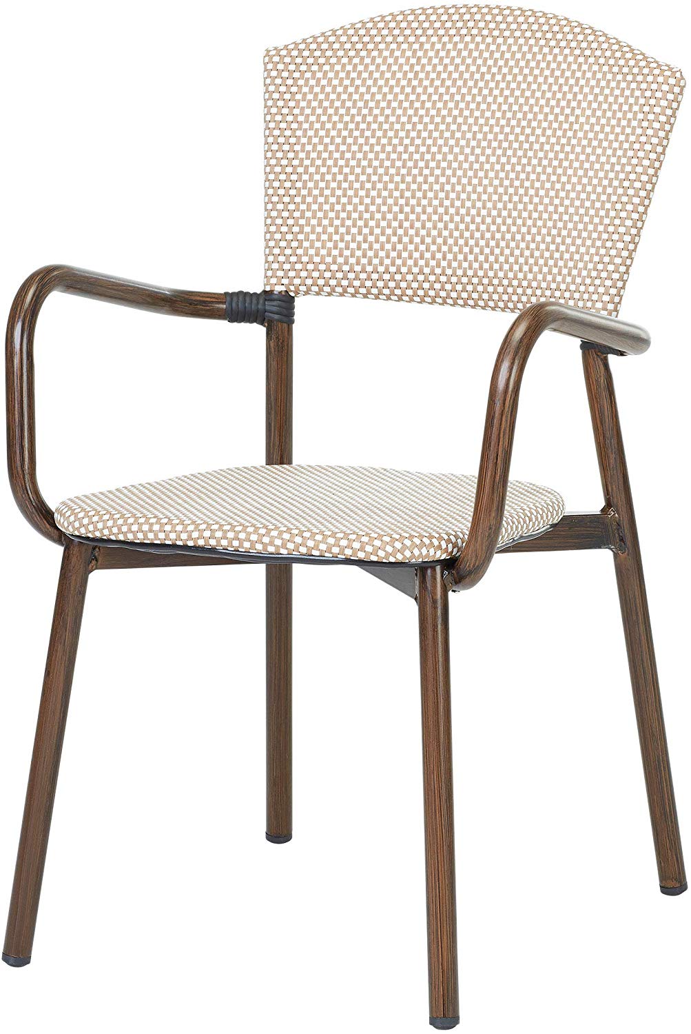 Chaise De Jardin Couleur Élégant Rotin Design Fauteuil Bistrot Mika En Textil¨ne