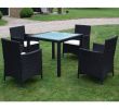 Chaise De Jardin Resine Tressee Charmant Détails Sur Ensemble Salon De Jardin En Résine Tressée Poly Rotin Table Chaises Set 5 7 9pcs