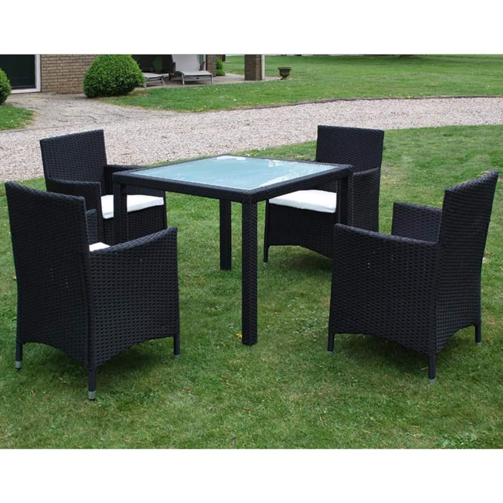 Chaise De Jardin Resine Tressee Charmant Détails Sur Ensemble Salon De Jardin En Résine Tressée Poly Rotin Table Chaises Set 5 7 9pcs