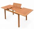 Chaise De Jardin solde Unique Table De Jardin En Bois Almeria 120 180cm Rectangulaire Avec