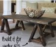 Chaise En Palette Plan Luxe Sawhorse Coffee Table