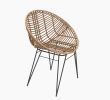 Chaise Exterieur Metal Inspirant Chaise Rattan Natur Moderner Rotin Stuhl En forme De Cerceau