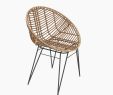 Chaise Exterieur Metal Inspirant Chaise Rattan Natur Moderner Rotin Stuhl En forme De Cerceau