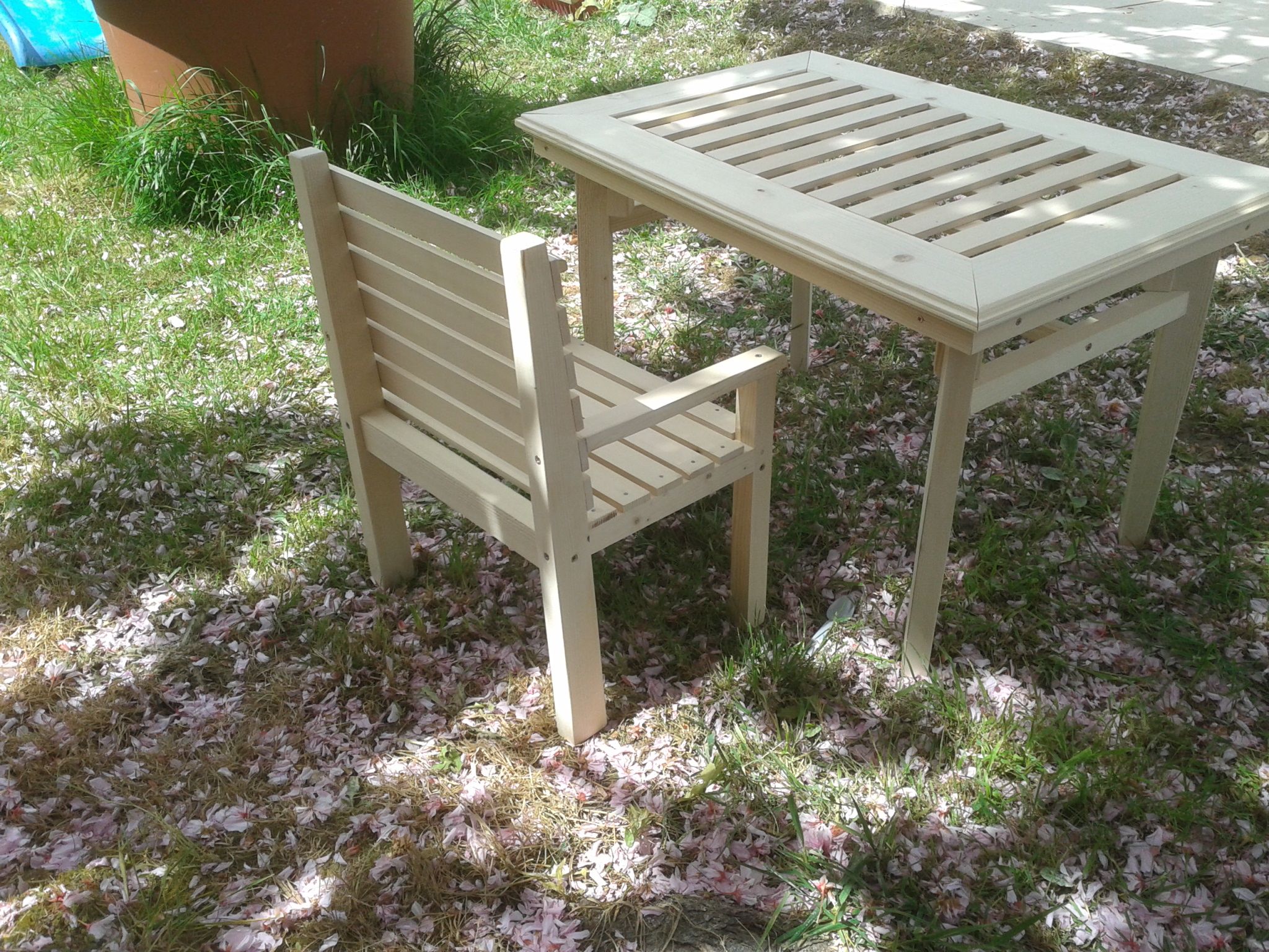 Chaise Jardin Bois Frais Table De Jardin Chaise Instructions De Montage