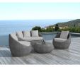 Chaise Jardin Resine Génial Salon De Jardin Malaga 4 Pi¨ces En Résine Ronde Tressée