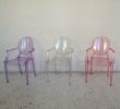 Chaise Mi Haute Charmant Chaise Lou Lou Ghost Kartell Cristal