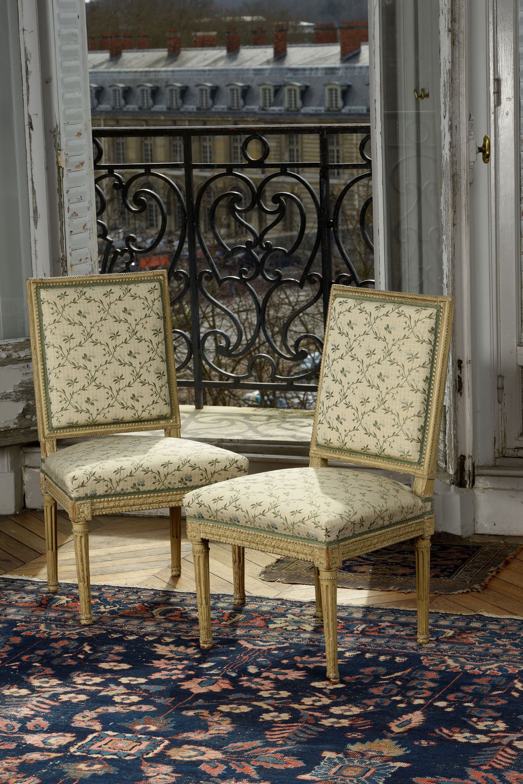 Chaise Mobilier De France Élégant Paire De Chaises Estampillées J B Boulard D époque Louis