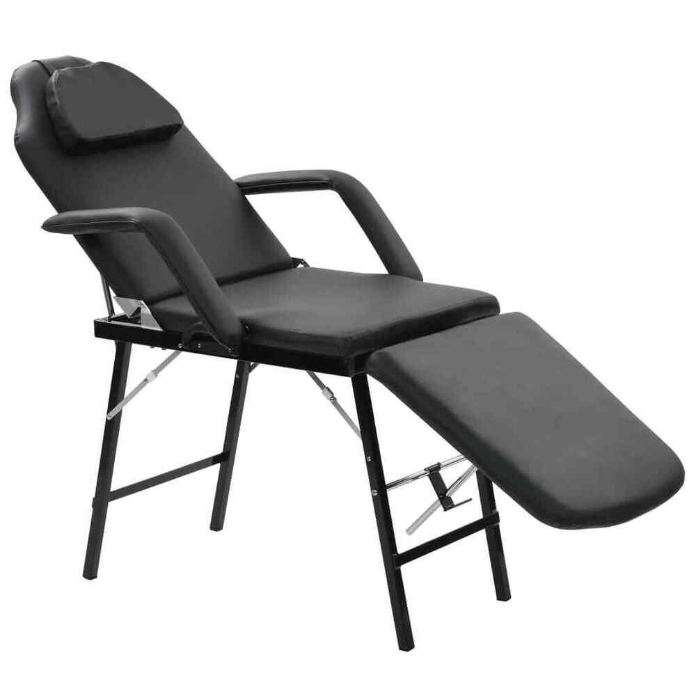 Chaise Pvc Élégant Vidaxl Fauteuil De Massage Traitement Facial Simili Cuir