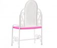 Chaise Pvc Luxe € 1 68 De Réduction Hot Ocday 2 Pcs Ensemble En Plastique Rose Dressing Table Et Chaise Fille Poupées Accessoires Ensemble Belle Chambre Meubles