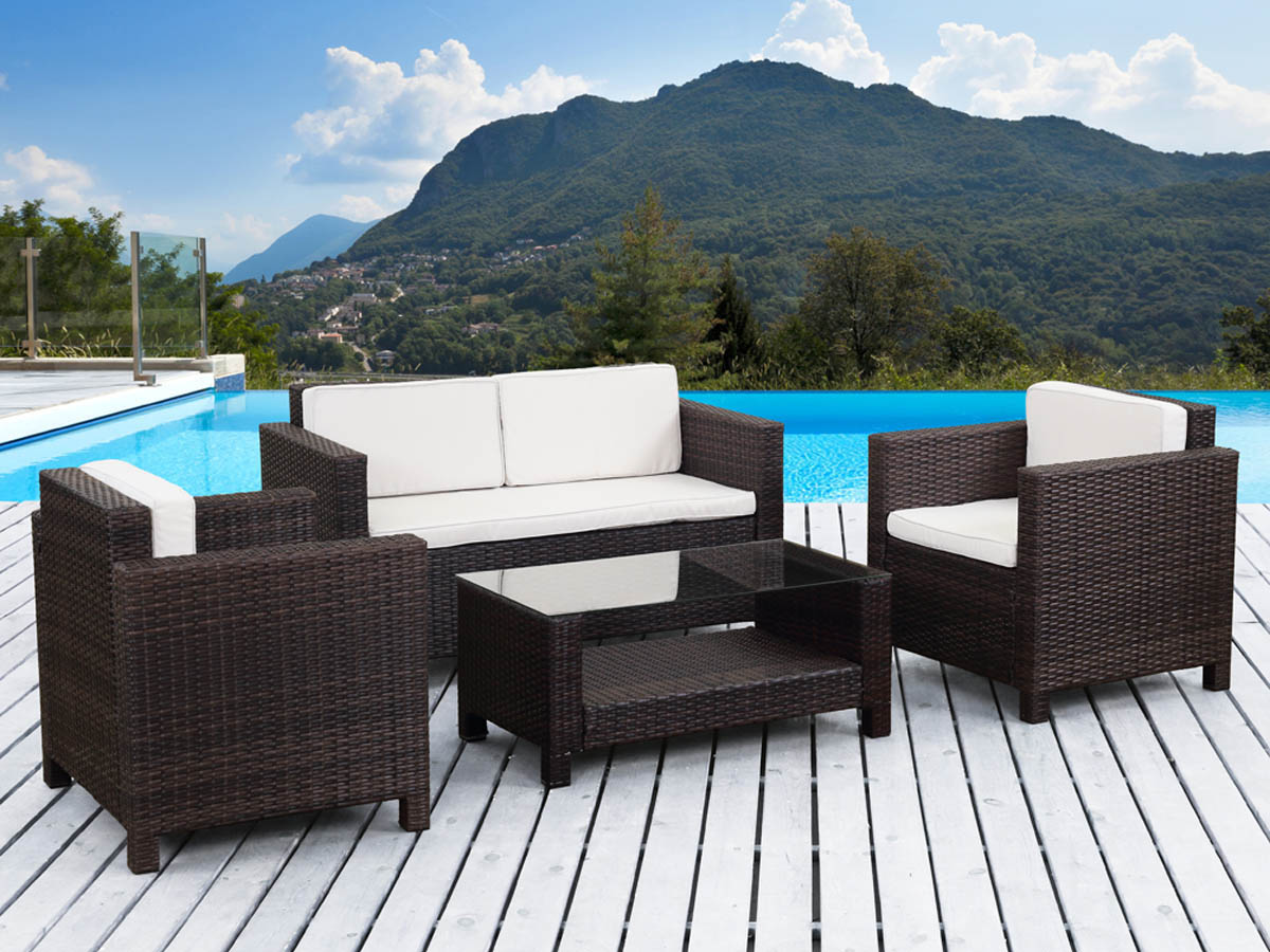 ides de fauteuil resine tressee de terrasse pas cher galerie dimages