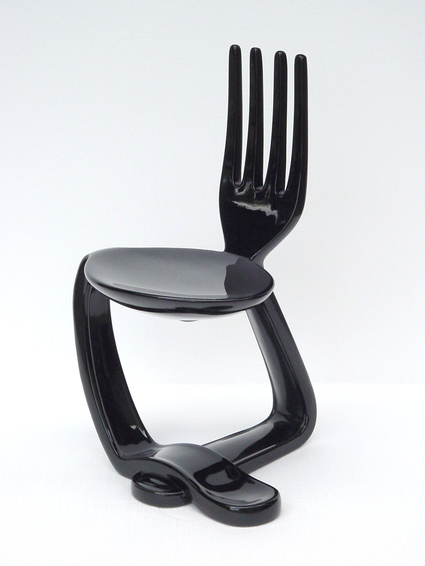 Chaise Salon Pas Cher Charmant Spoon & fork Chair Black En 2019