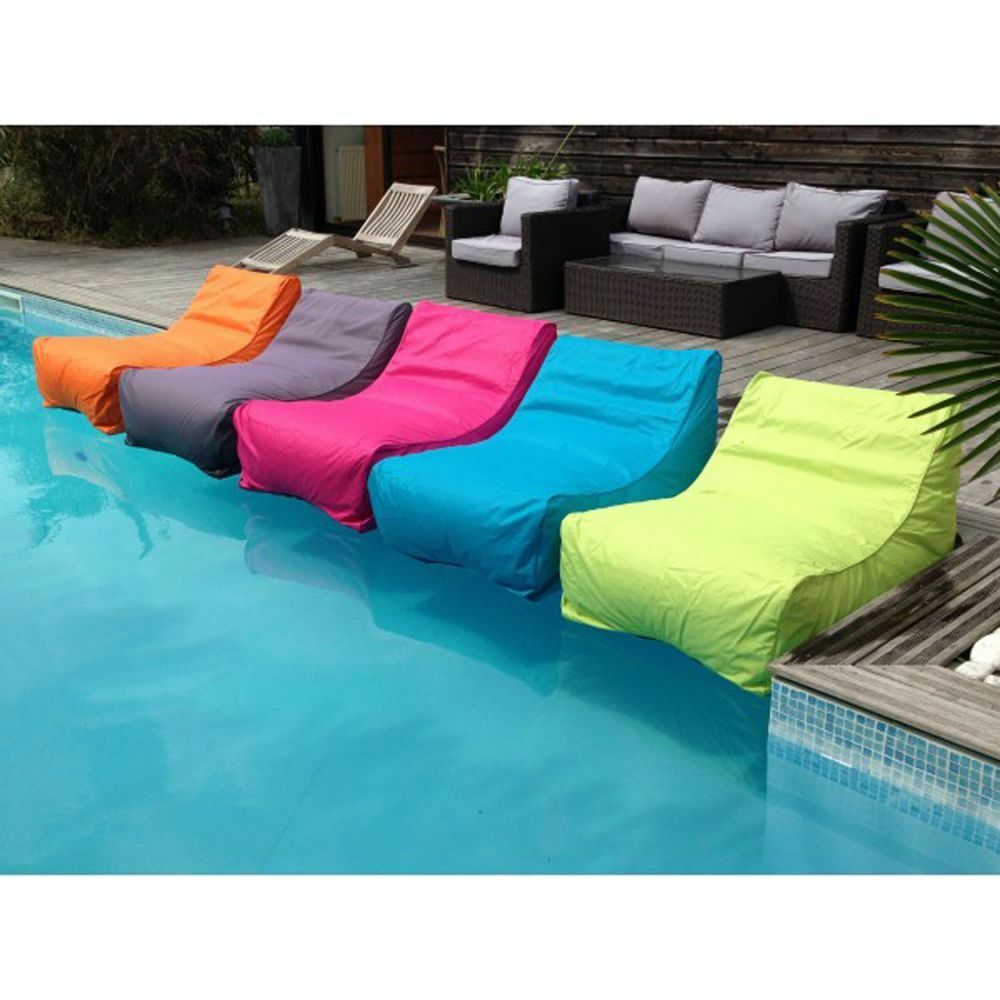 disposition pouf de piscine waterproof