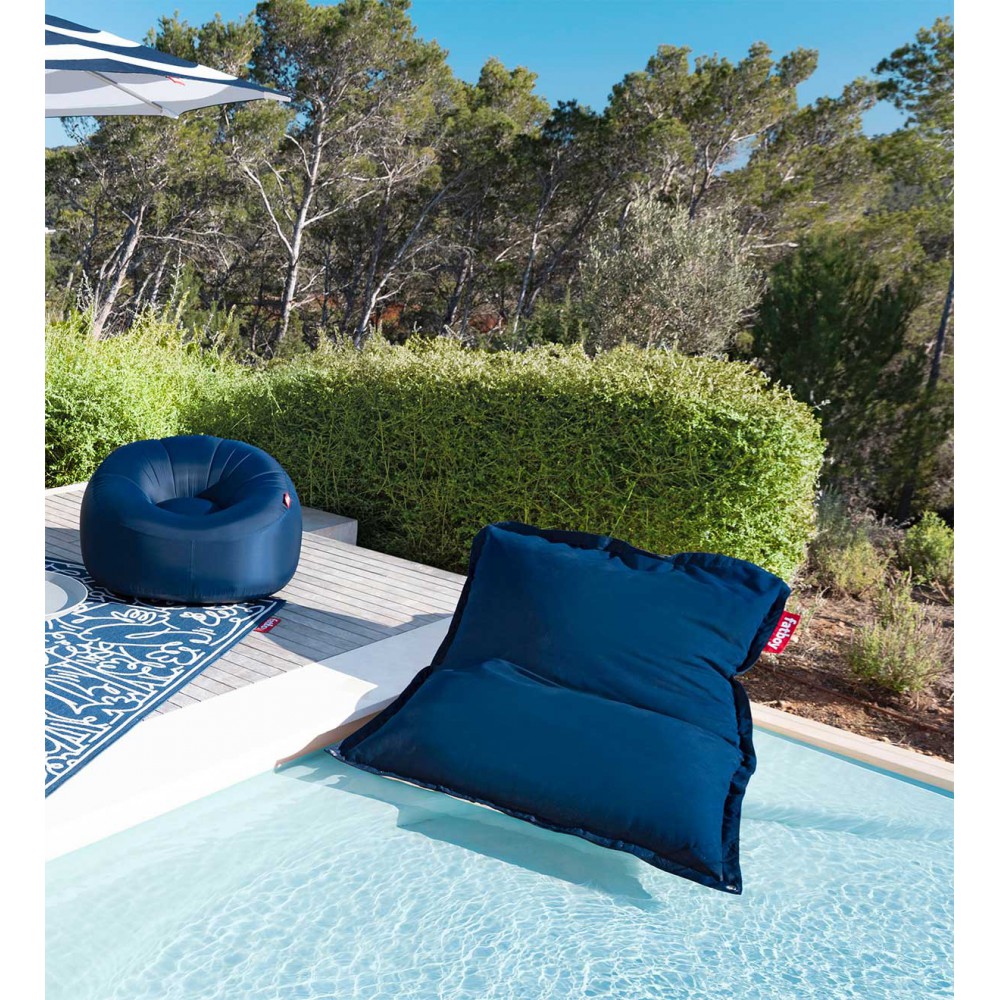 pouf piscine fatboy bleu