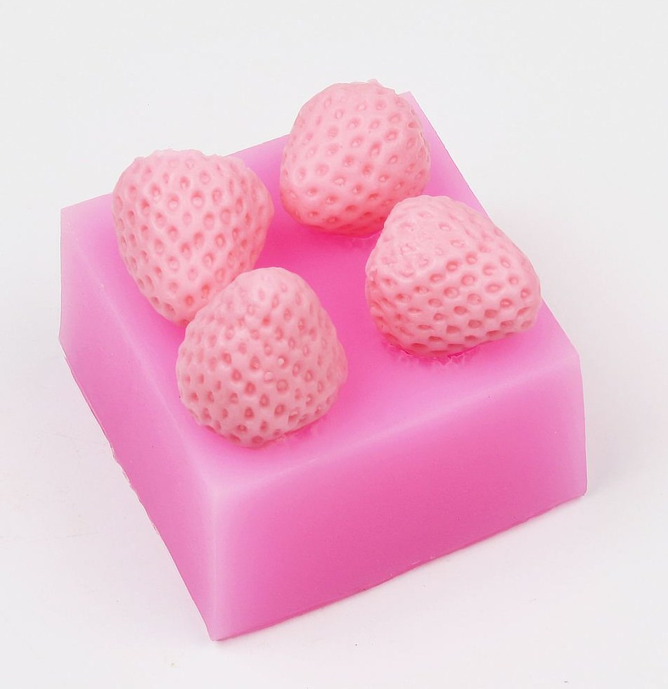 Luyou 3D силиконовые прекрасный DIY клубника помадка торт Sugarcraft вставить украшения силиконовые формы FM1264