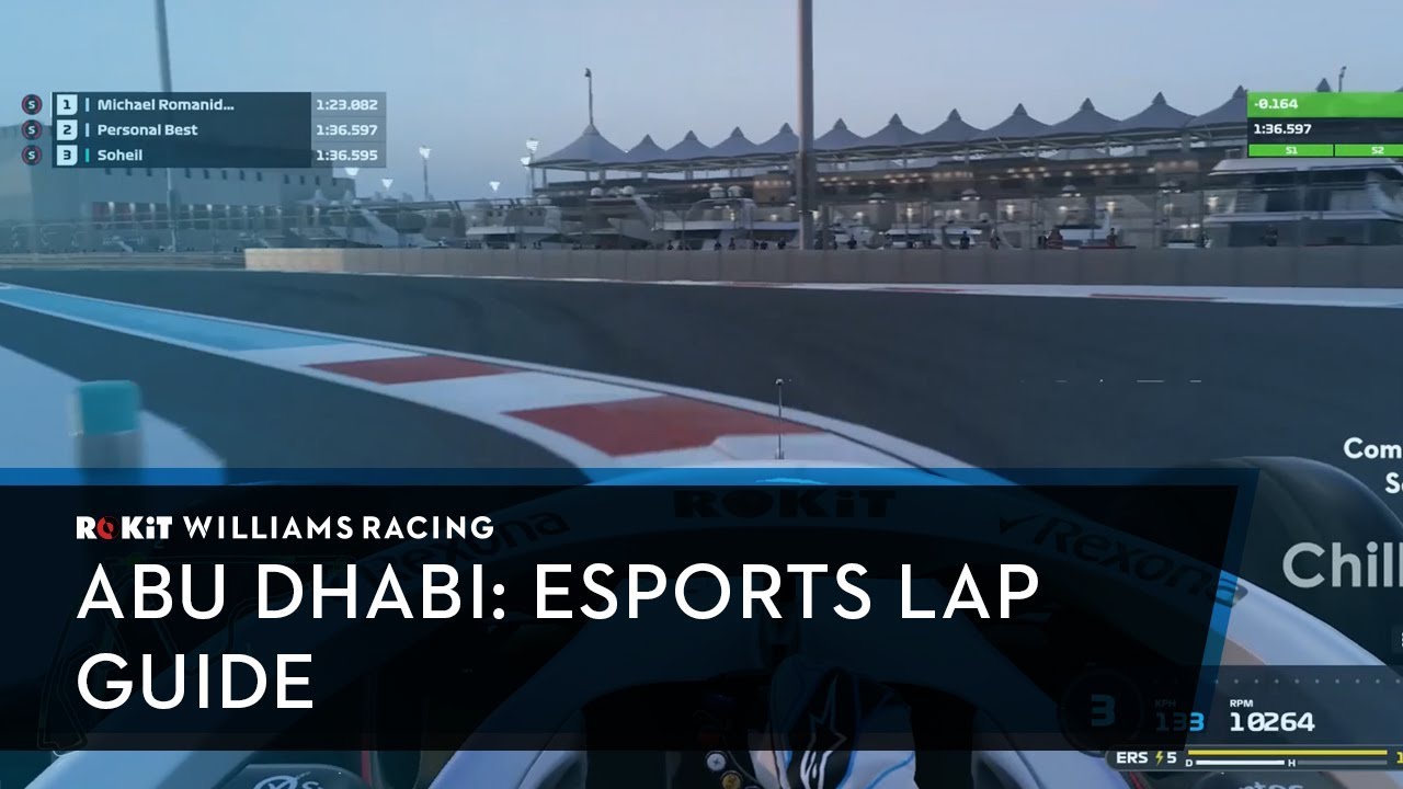Eclerc Voyage Génial Join Williams Esports for A Hot Lap Of Yas Marina