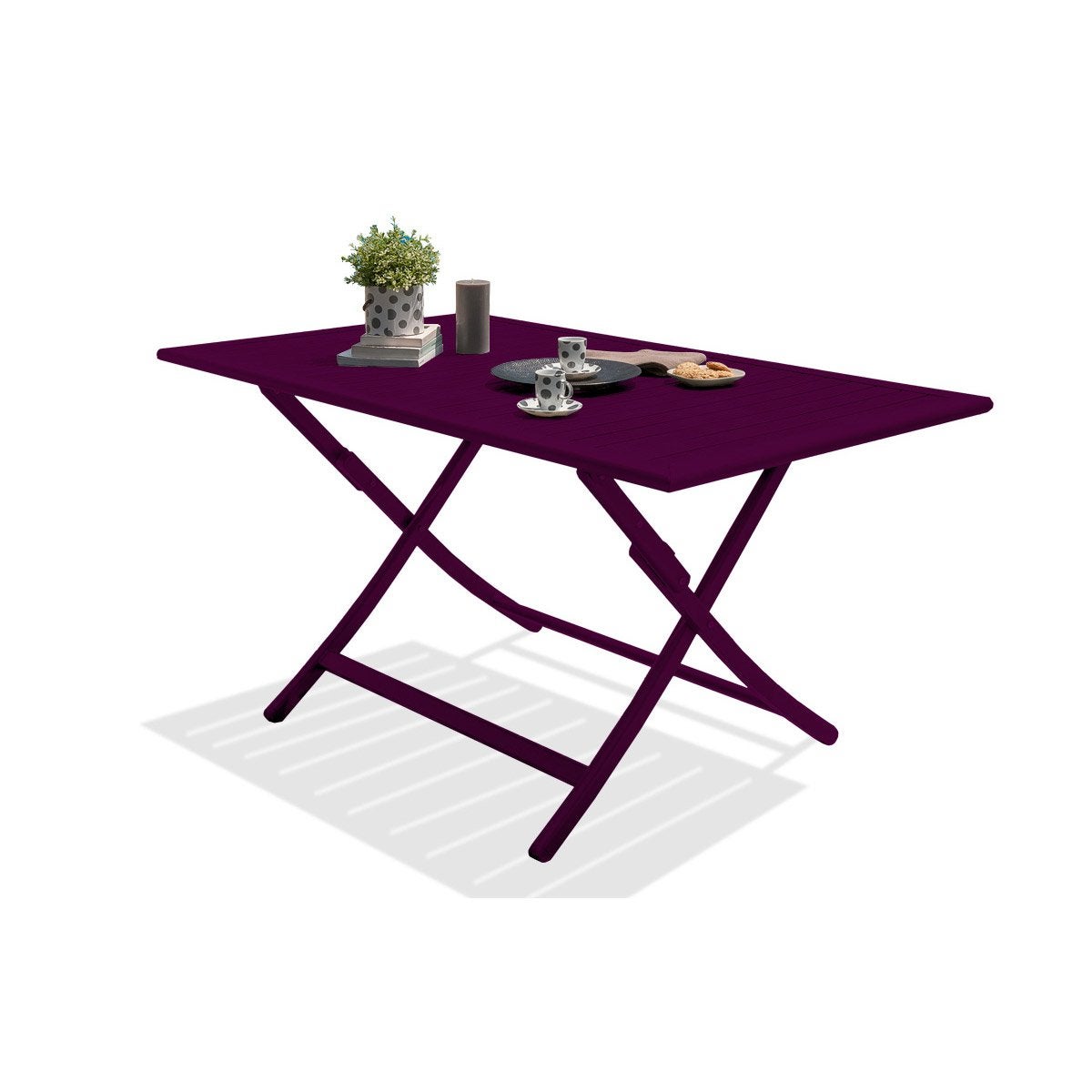 Ensemble Chaise Et Table De Jardin Génial Table De Jardin De Repas Marius Rectangulaire Aubergine 4 6