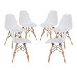 Ensemble Chaise Et Table De Jardin Unique Pack De 6 Chaises Brich Scand