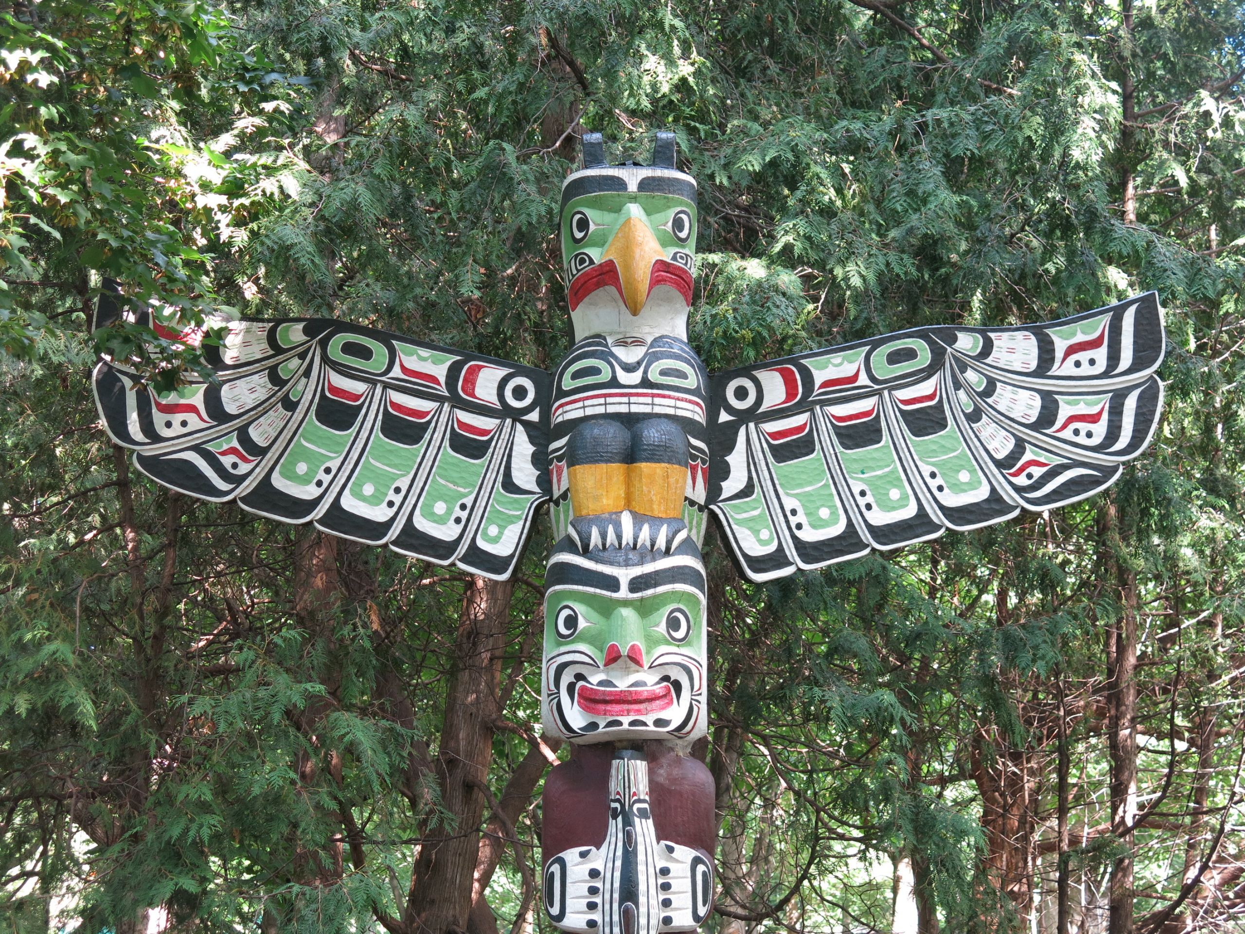 006 Rideau Hall Ottawa tòtem kwakiutl als jardins