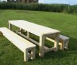 Ensemble Repas Jardin Frais Table Et Banc Pour Terrasse