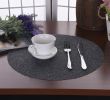 Ensemble Repas Jardin Luxe Acheter Tapis D isolation De Plaque De Table De Repas En Cristal Transparent De sous Verres Rond En Cristal Transparent Eva De 38 Cm De $5 83 Du
