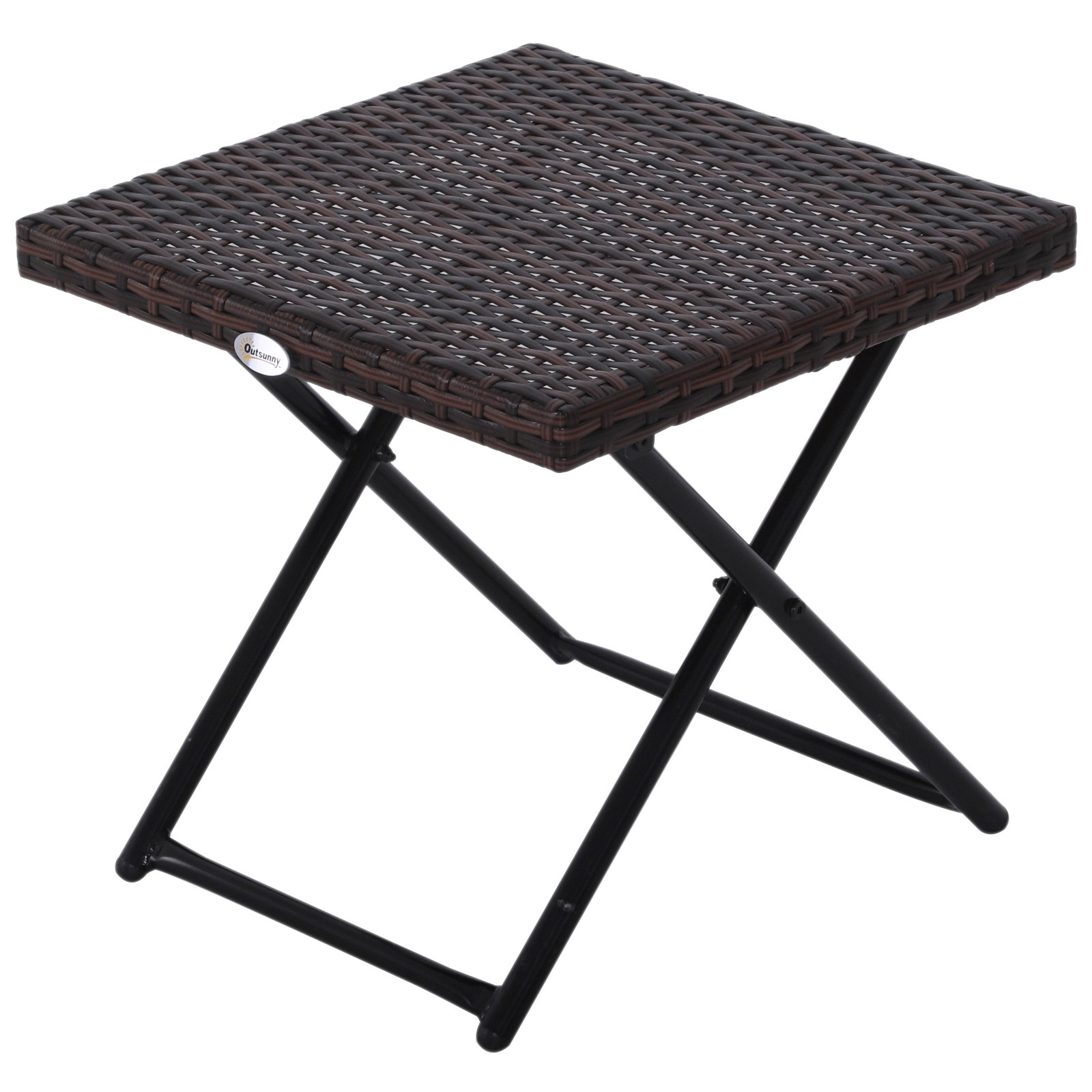 Ensemble Table Et Chaise De Jardin Aluminium Génial Table Basse D Appoint Pliante Bidart Marron