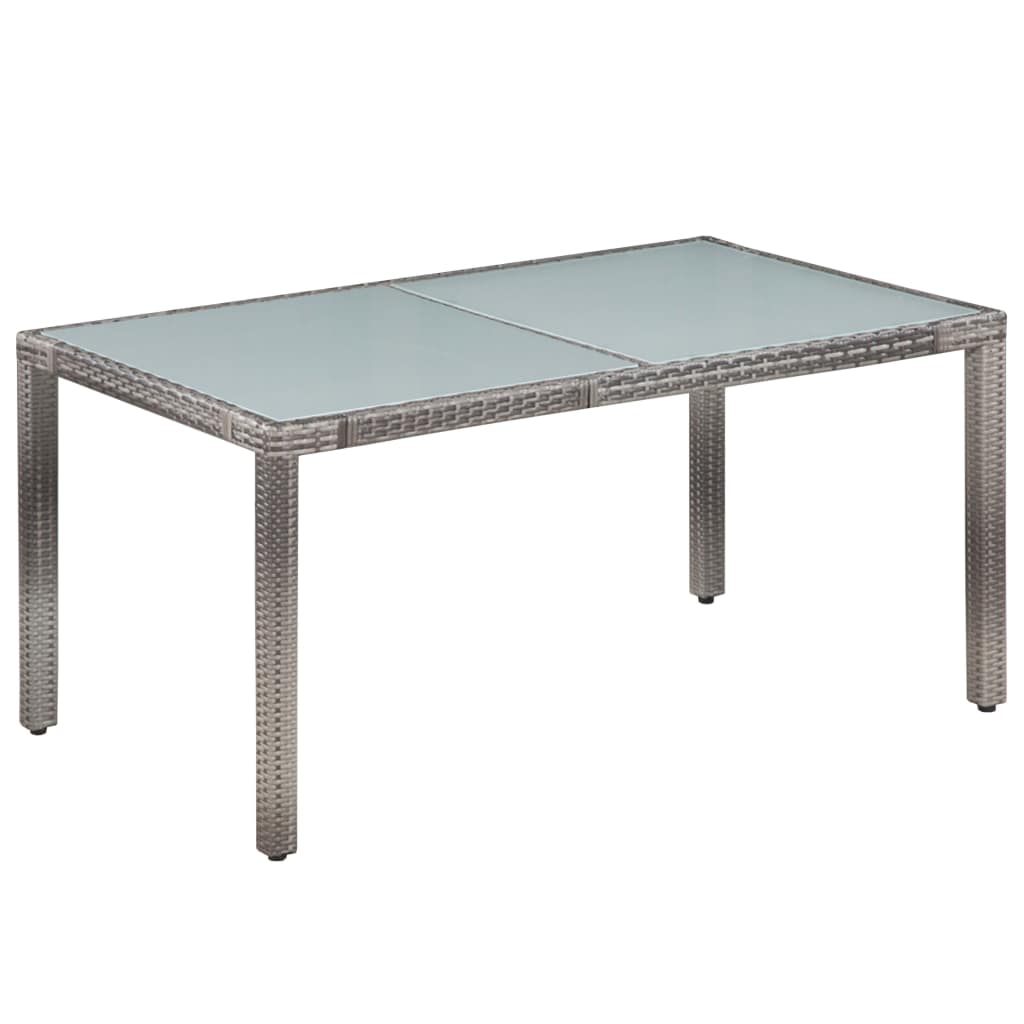 Ensemble Table Et Chaise De Jardin Aluminium Inspirant Mobilier   D Ner De Jardin 7pcs Et Coussins Résine Tressée