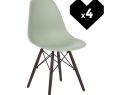 Ensemble Table Et Chaise Jardin Luxe Lot De 4 Chaises Brich Scand