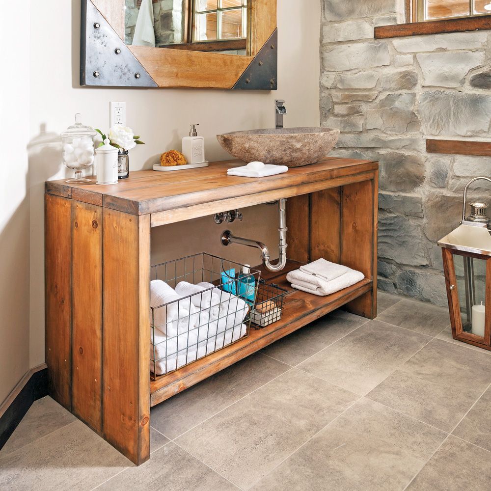 Fabriquer Meuble Avec Palettes Beau Ment Fabriquer Un Meuble Lavabo En Bois