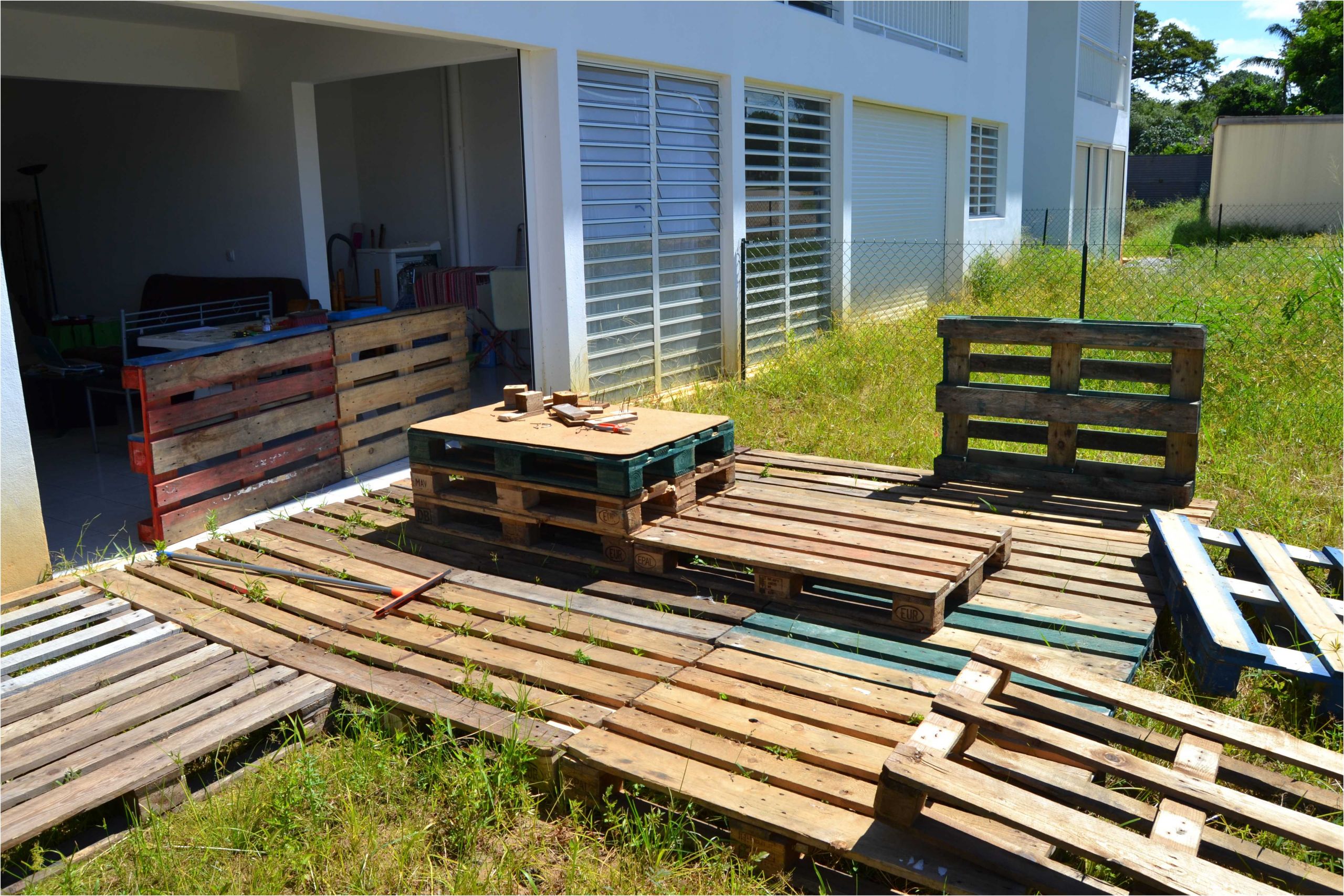 fabriquer terrasse bois inspiration ment fabriquer son salon de jardin en palettes bois de fabriquer terrasse bois