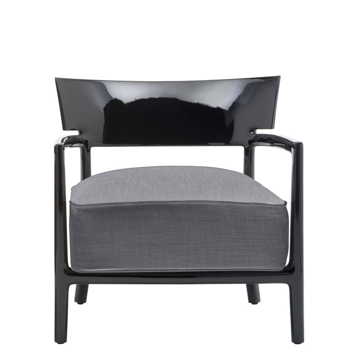 fauteuil cara solid color noir tissu anthracite madeindesign original