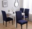 Fauteuil De Table à Manger Frais Acheter Molleton Polaire Tissu Cchair Couverture Slipcovers Stretch Amovible Salle  Manger Couvre Chaise Housse De Si¨ge De Banquet H´tel Couvre Home