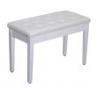 Fauteuil De Table Avec Accoudoir Inspirant Tempsa Tabouret Piano Banc Chaise Blanc Rembourré En Bois Pu