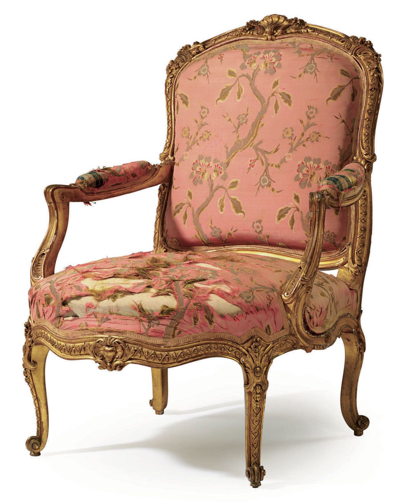 Fauteuil De Table Luxe C1765 70 A Late Louis Xv Giltwood Fauteuil attributed to