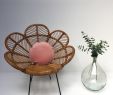 Fauteuil En Osier Pas Cher Nouveau Vintage Wicker Rattan Flower Petal Chair Fauteuil En Rotin