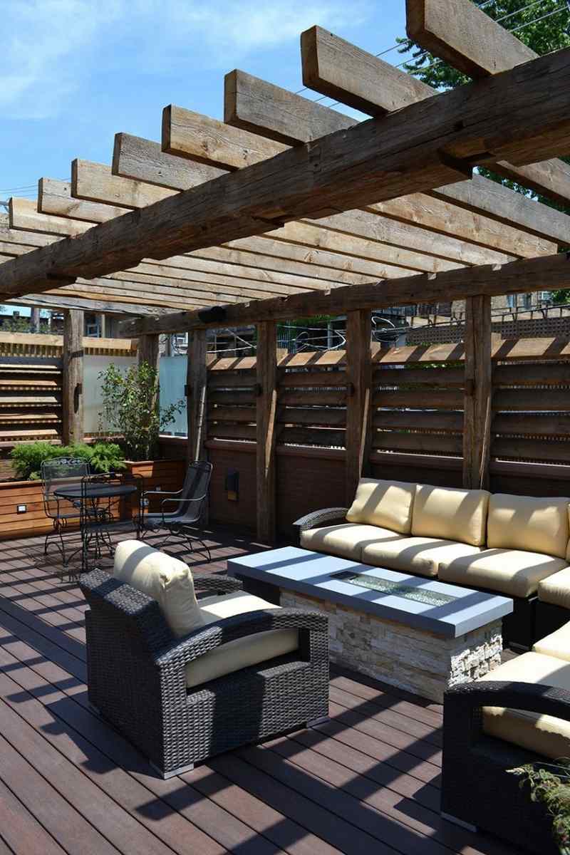 pergola bois massif brut fauteuil r C3 A9sine tress C3 A9e canap C3 A9 angle