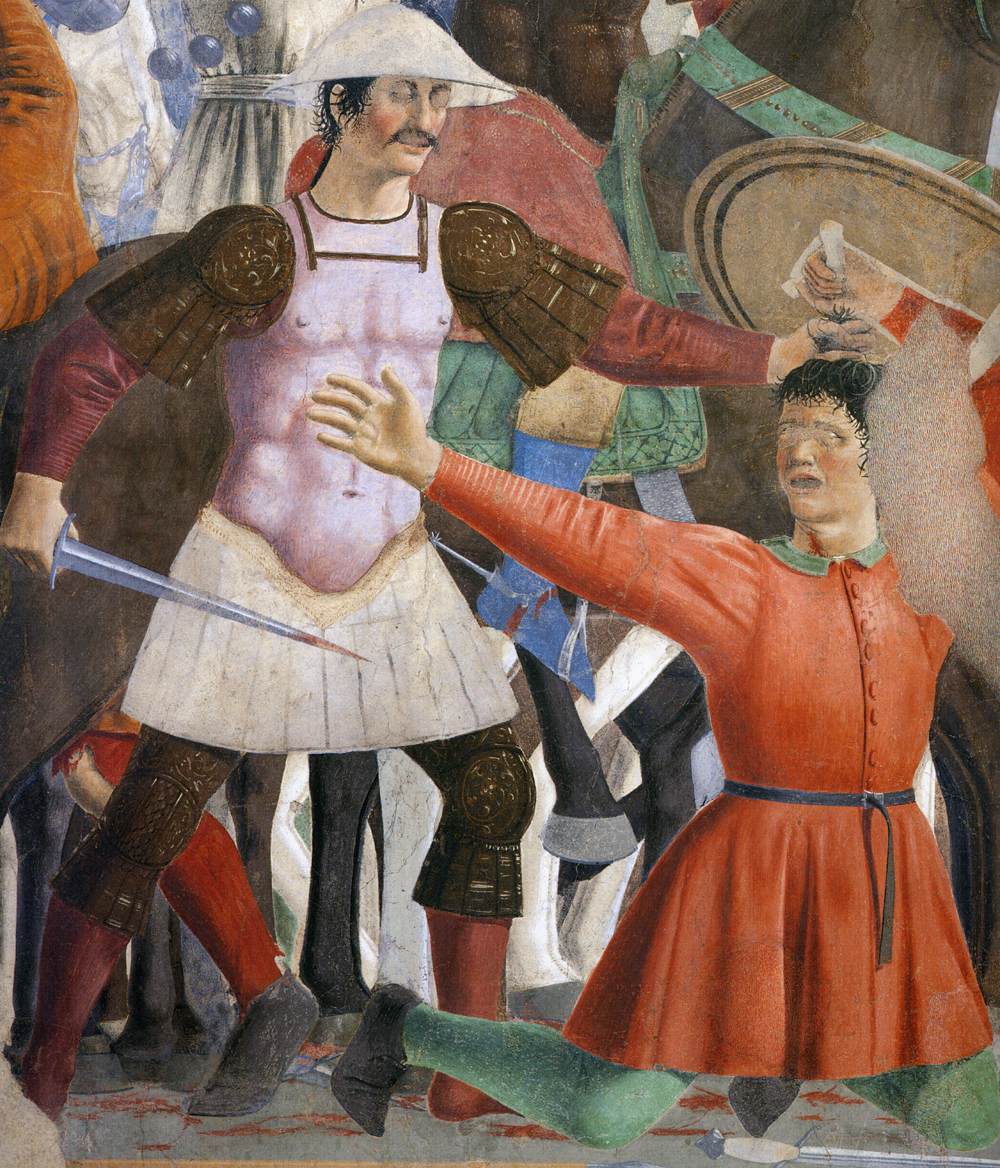 Piero della Francesca 8 Battle between Heraclius and Chosroes detail WGA
