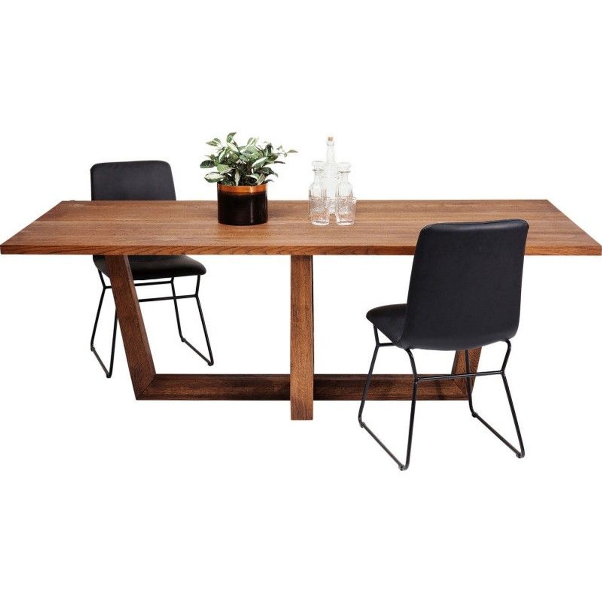 Grande Table De Jardin 12 Personnes Unique Table Black Magic 220x100cm Kare Design Taille 10 Pers