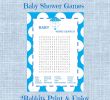 Groupon Salon De Jardin Luxe Baby Shower Word Search Game Boy Baby Shower Crossword Puzzle Game Instant Download Blue Polka Dot Background Blue Baby Mobile