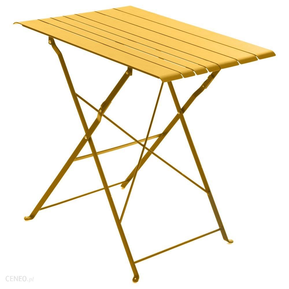 i hesperide stolik balkonowy skladany prostokatny stol do ogrodu zolty