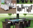 Housse De Protection Pour Salon De Jardin En Resine Tressee Frais Ensemble Salon De Jardin En Résine Tressée Poly Rotin Table Chaises Set 5 7 9pcs