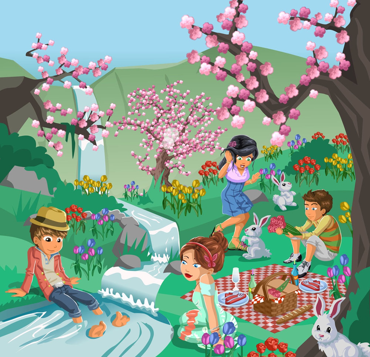 Jardin Promo Génial Illustration Québec Simon Laba Chartrand Springtime