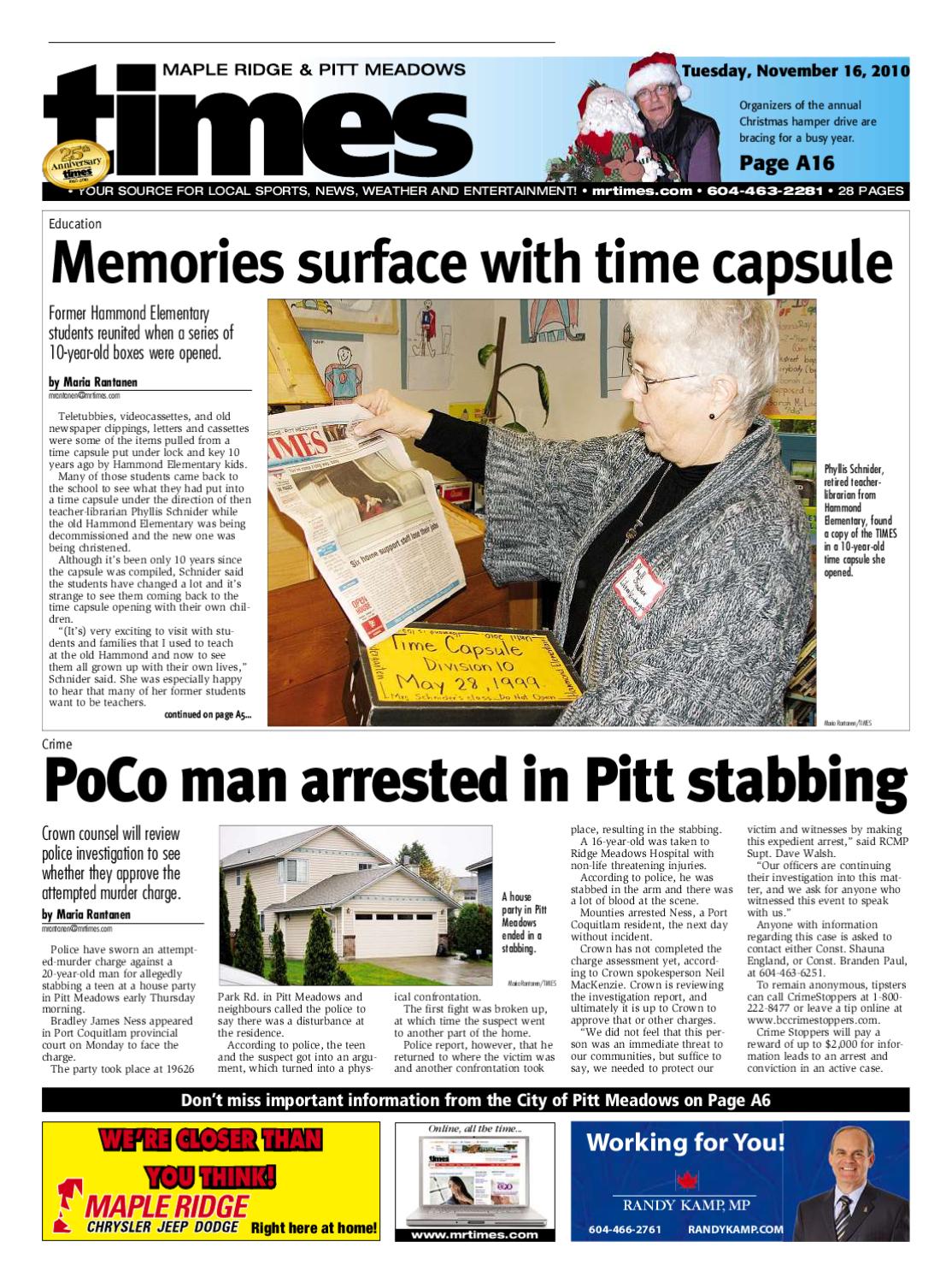 Leclerc Carte Cadeau Génial Maple Ridge Times November 16 2010 by Postmedia Munity