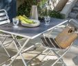 Leroy Merlin Terrasse Et Jardin Nouveau Une Table Rectangulaire Grise En Aluminium Pour Recevoir 6