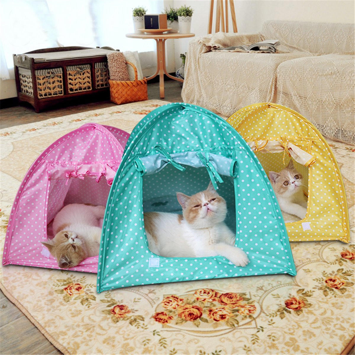 Lit Exterieur Jardin Inspirant Tente Pliante De Chat D Animal Familier Jouant Le Lit   La Maison De Camp De Kitty Imperméable   L Eau De Chenil Extérieur