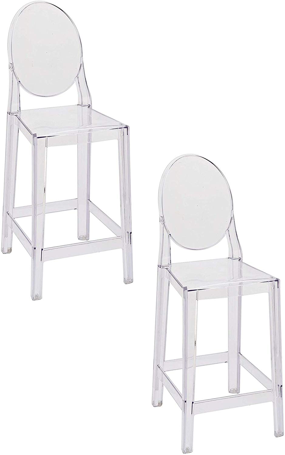 Lot De 6 Chaises De Jardin Pas Cher Charmant Trends for Homes Lot 2 Tabourets Milan – Plexi – Transparent – Inspirée Starck Ghost 2